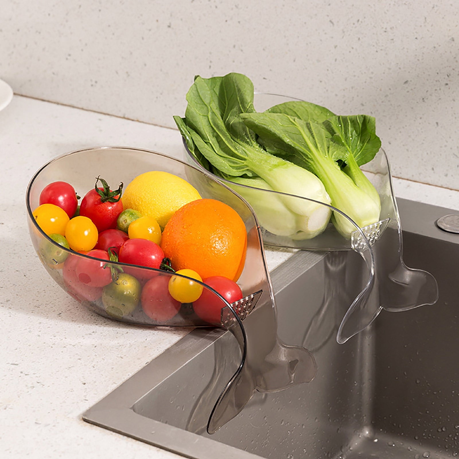 Kuroiy Draining Basket Washing Sieve | Multifunctional Kitchen Basin ...