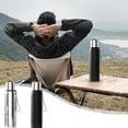 thumbnail image 1 of Kuroiy Insulated 316 Stainless Steel Travel Mug | Large 600ml Capacity | Double Wall Vacuum Thermal Kettle | Detachable Tea Infuser | Leak-Proof Portable Cup for Hot or Cold Drinks | Black Silver, 1 of 6