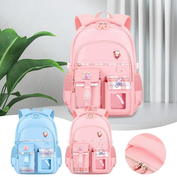 Kuroiy Large Laptop Backpack | School Bookbag for Teens | High-Density Polyester | Spacious Compartment | Adjustable Strap | Water Bottle Pockets | Durable | Easy to Clean