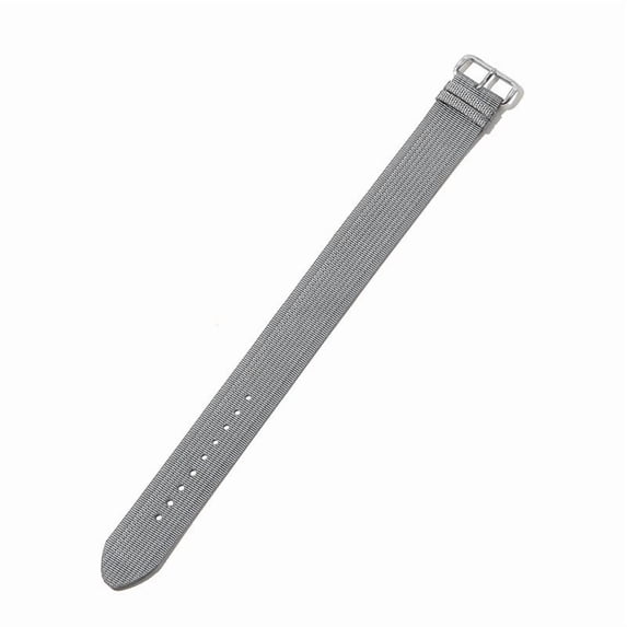 Kuroiy Nylon Watch Strap Replacement, Adjustable Soft Woven Band with Stainless Steel Buckle, Breathable, Secure Double Clasp, Tool-Free Install, Fits 20mm Width, 4.7"-9.0" Wris