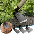 thumbnail image 1 of Kuroiy Weeding Hoe Forged Manganese Steel Blade, Multipurpose Garden Tool for Farming Planting Digging Hammering Nail Removal, No Handle Included, 1 Pack, 1 of 6