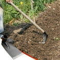 thumbnail image 1 of Kuroiy Weeding Hoe Forged Manganese Steel Blade, Multipurpose Garden Tool for Farming Planting Digging Hammering Nail Removal, No Handle Included, 1 Pack, 1 of 5