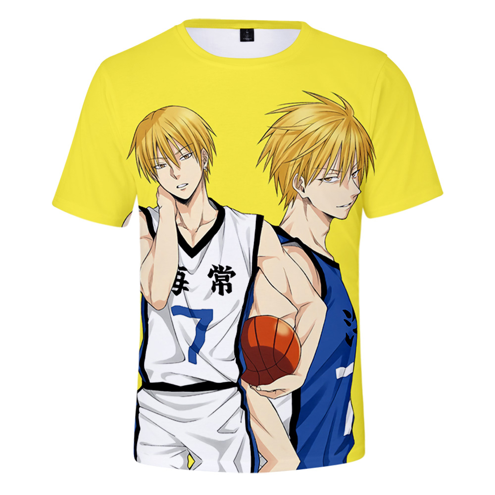 Kuroko's basketball 3D Casual Short Sleeve T-shirts Men Women