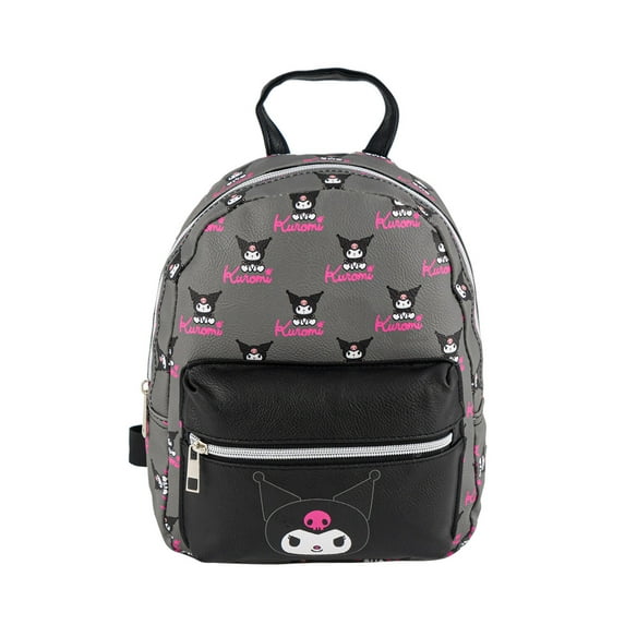 Kuromi 10 inches PU Small Backpack