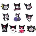 thumbnail image 1 of Kuromi 10pcs Shoe Charms for Croc Packs,Clog Decor Party Favors Gift for Boys & Girls, 1 of 6