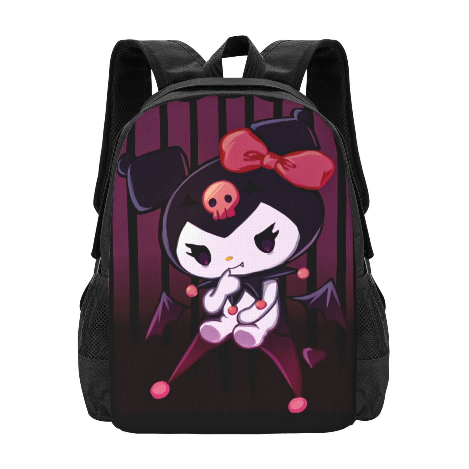 Kuromi 3D Printed Anime Backpack,Lightweight Casual Capacity Travel ...