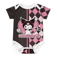 thumbnail image 1 of Kuromi And My Melody Baby Bodysuit Boy Girl Clothes Soft Newborn Infant Outfit Short Sleeve Romper, 1 of 8