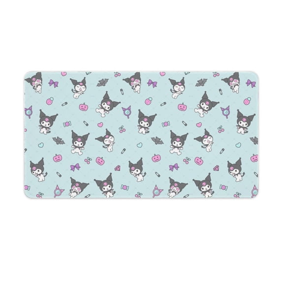 Kuromi And My Melody Desk Mat, Large Desk Pad Large Mouse Pad Desk Accessories Desk Pad Mat for Office Computer Keyboard Laptop Mouse Desk Pads
