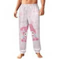 thumbnail image 1 of Kuromi And My Melody Mens Joggers Sweatpants 3D Print Pants Novelty Graphic Trousers Casual Athletic Sports Joggers with Pockets, 1 of 7