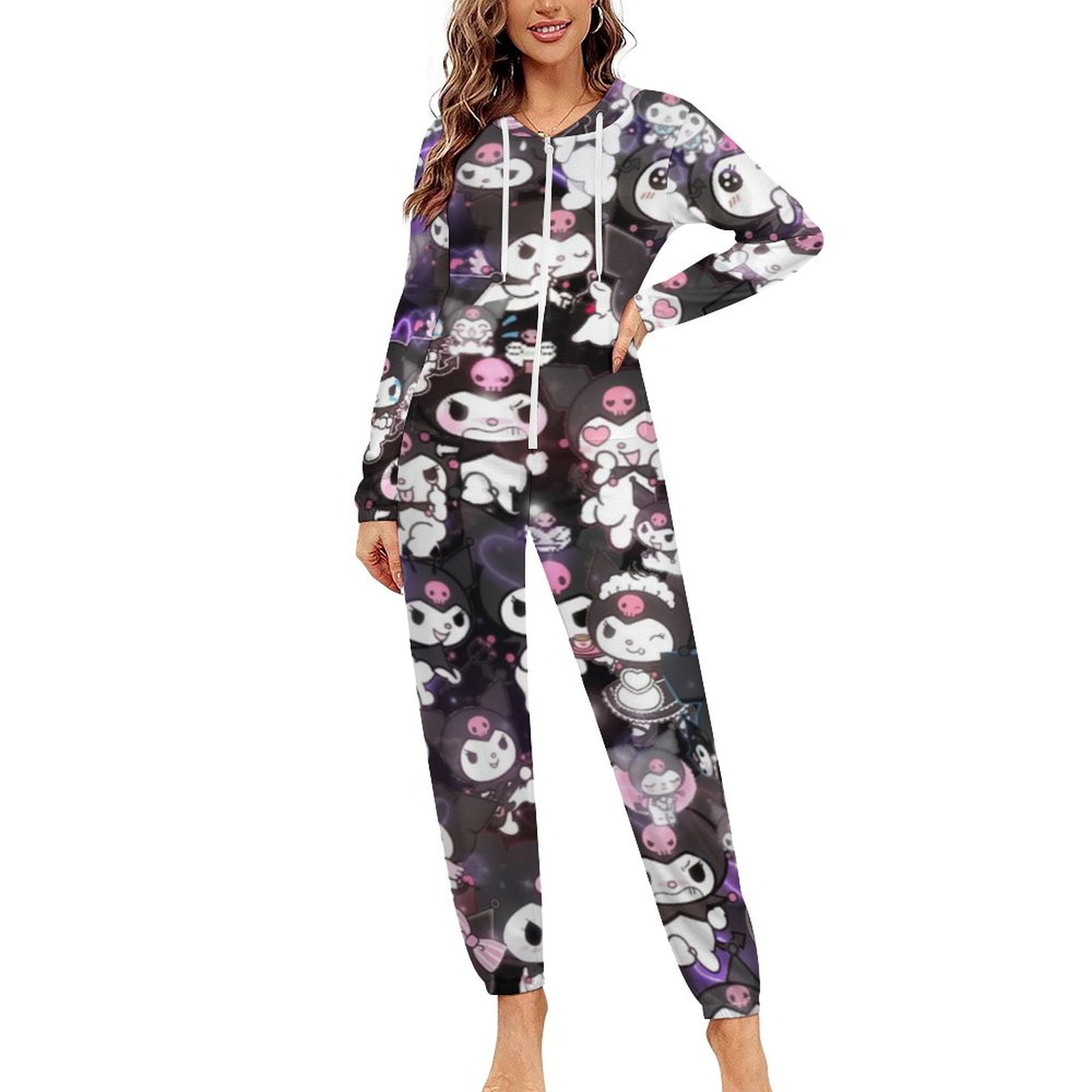 Onsie Unisex Adult Cinnamoroll Unisex Onesie Pajamas Zipper