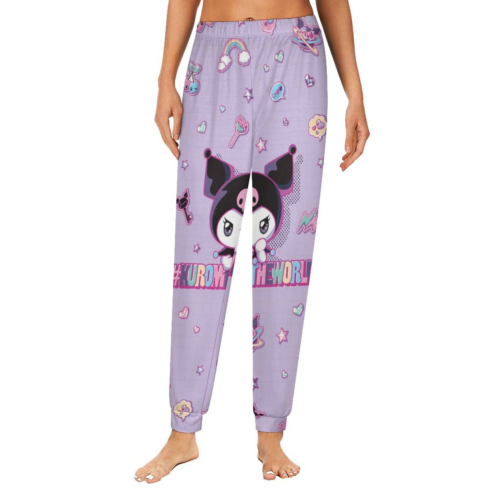 Kuromi And My Melody Womens Comfy Pajama PJ Pants Lounge Pants ...