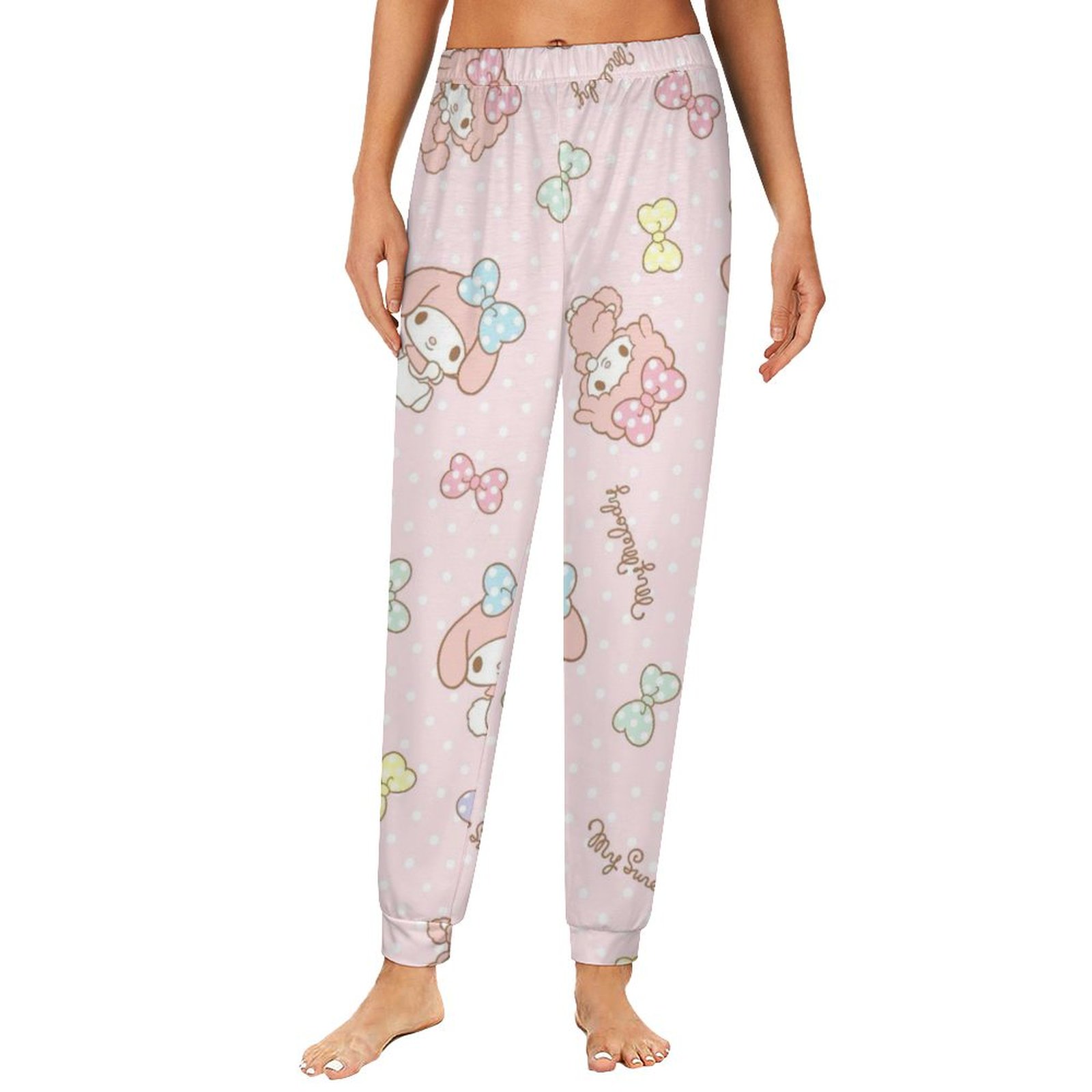 Kuromi And My Melody Womens Comfy Pajama PJ Pants Lounge Pants ...