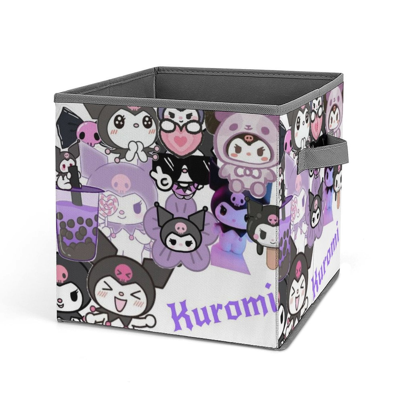 Kuromi Anime Cartoon Cube Storage Bins, 10.6 Cube Storage Organizer ...