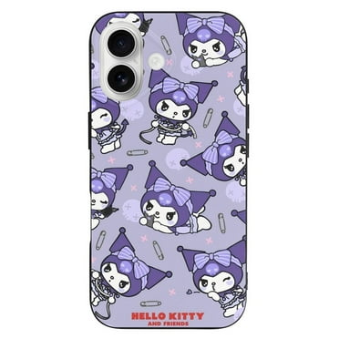 Kuromi Anime Cartoon Phone Case for iPhone 16 Phone Case Funny TPU Case Shockproof Protective Bottom Plate for iPhone 16 iPhone 16