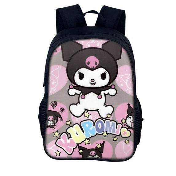 Kuromi Backpack Printed Travel Backpack For Daily Work Sports Backpack Travel Bag 17 inch