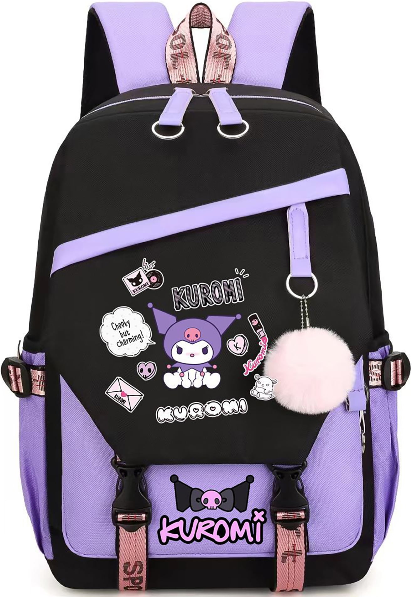 ☆NOIAGO☆ Two Way Comfort Backpack Purple Kuromi-Backpack-Purple-Anime-