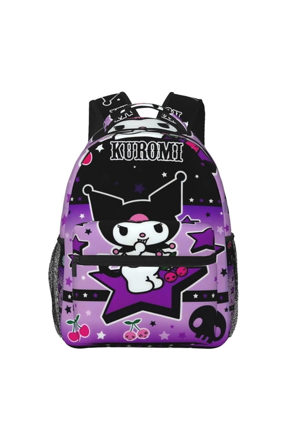 Backpack Purple Backpack Cartoon Backpacks Lightweight Durable Travel Backpack Laptop Backpack Game Fan Gift, 17 in