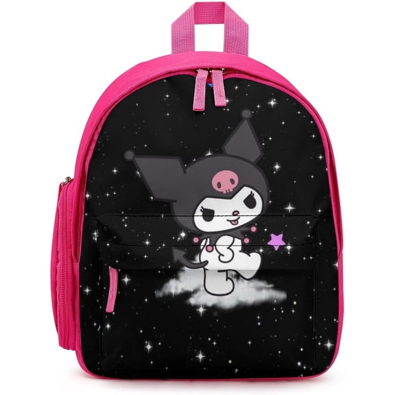 Kuromi Backpack School Bag Cute Lightweigh Back to School Rucksack Bag As Gift