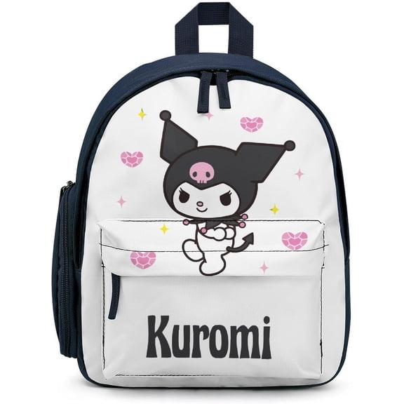 Kuromi Backpack School Bag Cute Lightweigh Back to School Rucksack Bag As Gift