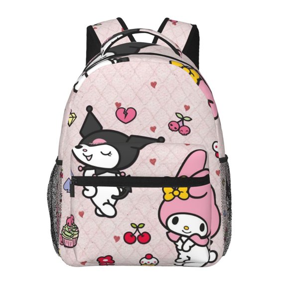 Kuromi Backpacks Cartoon Backpack Lightweight Durable Travel Backpack Laptop Backpack 3D Printed Casual Backpack Unisex Fan Gift