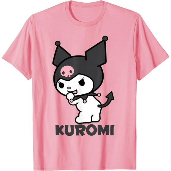 Kuromi Backside Logo DTG Print Unisex T-Shirt