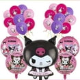 thumbnail image 1 of Kuromi Balloons Birthday Party Supplies Decor Fans Set Decorations Kit, 1 of 6