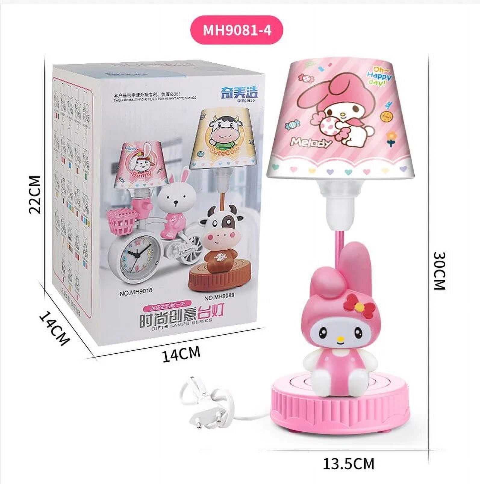 Kuromi Bedside Lamp Anime Sanrioed Hello Kitty Cinnamorol Kawaii