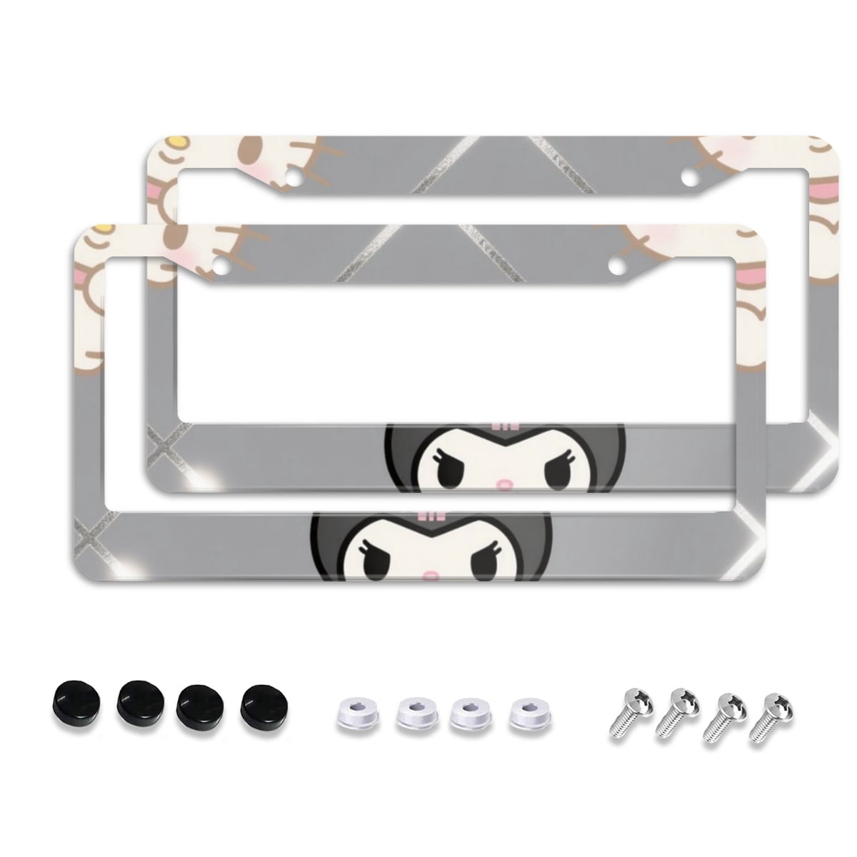 Kuromi License Plate Frame