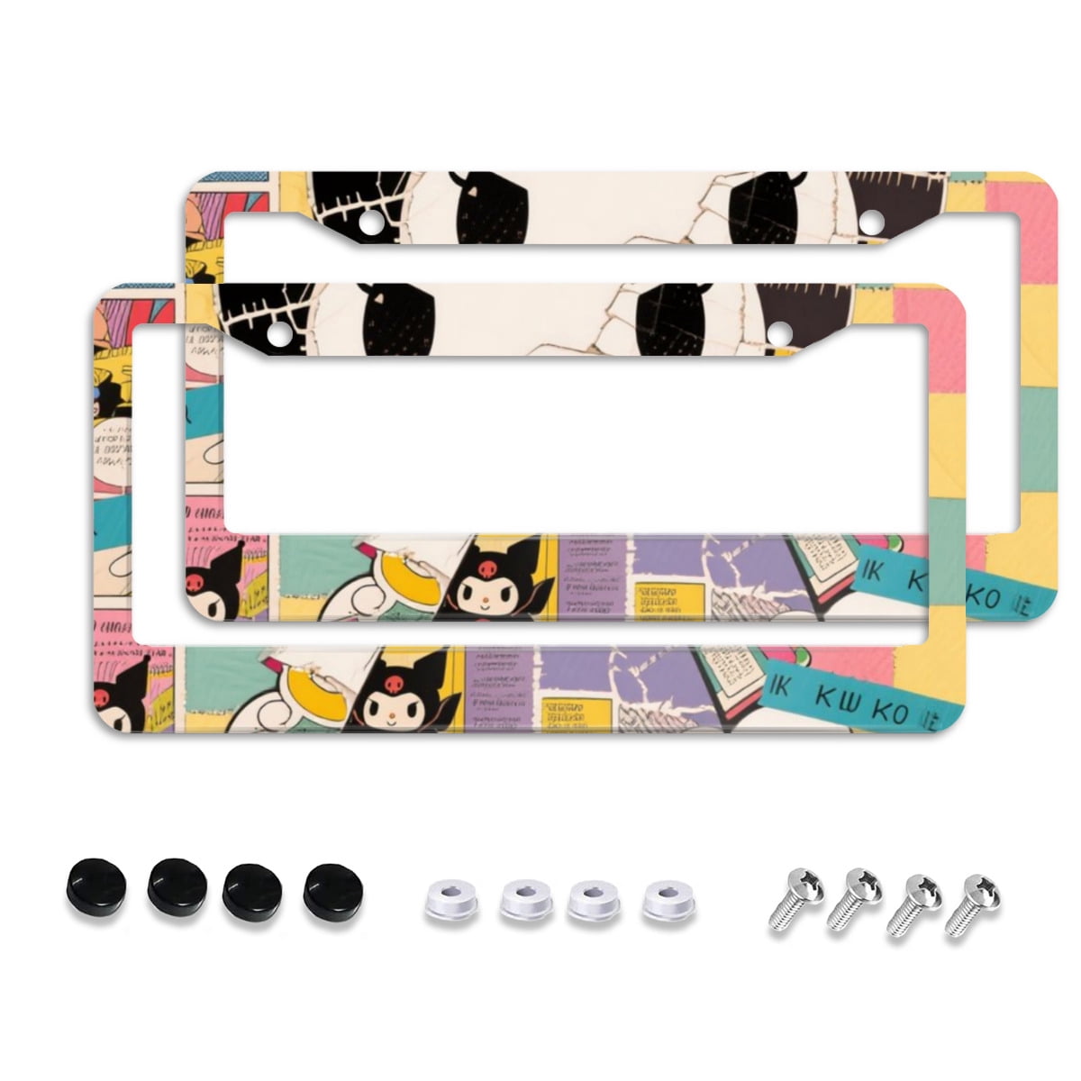 Kuromi License Plate Frame