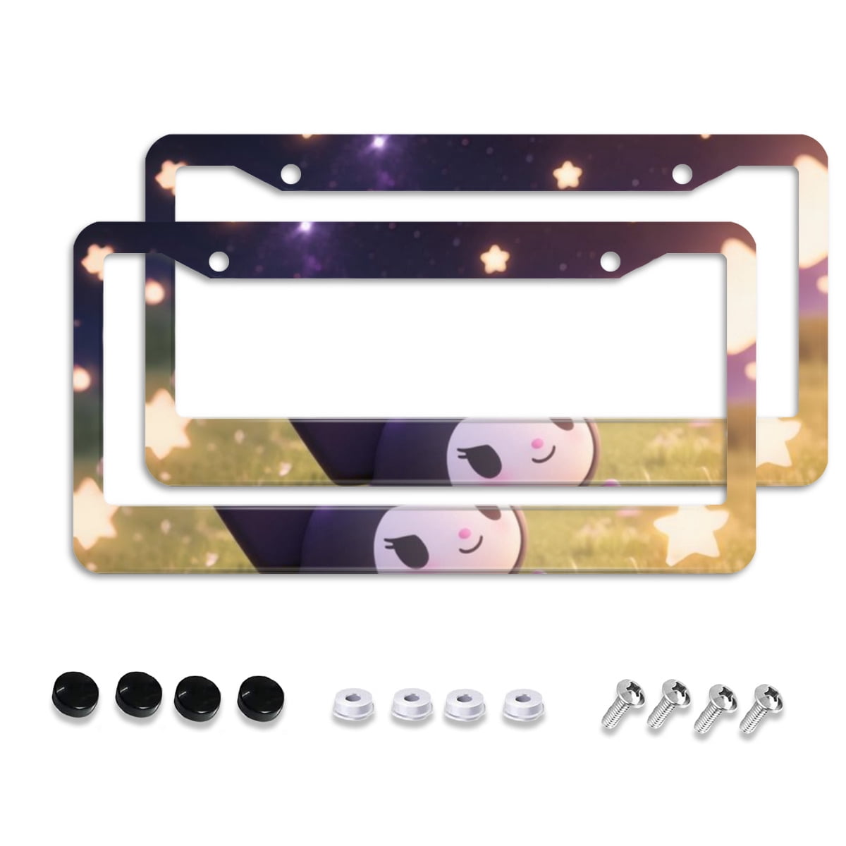 Kuromi License Plate Frame