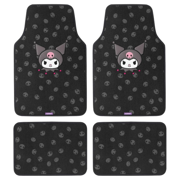 Kuromi Carpet Car Floor Mats - Universal Fit for Cars, SUVs & Trucks