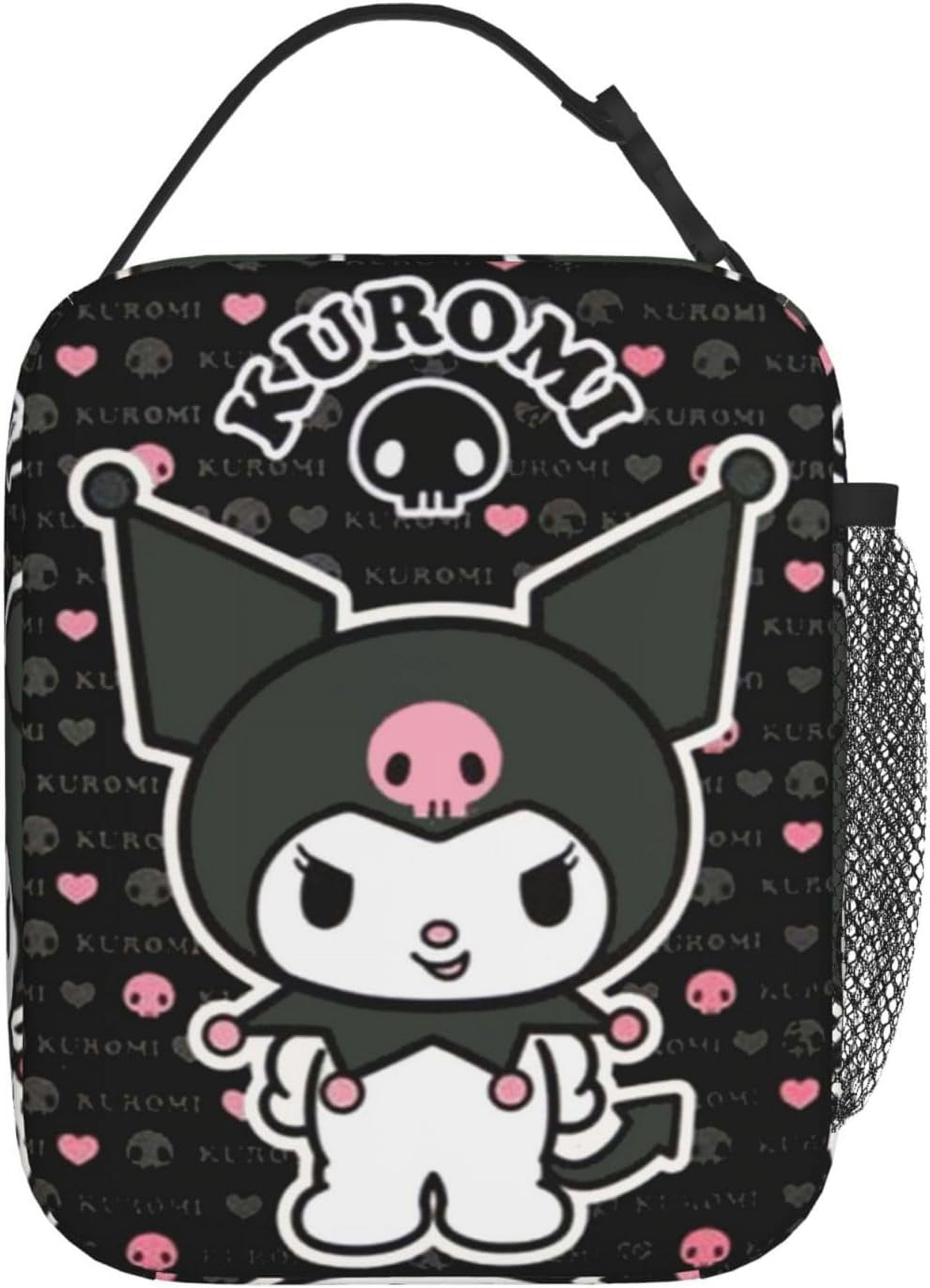 Kuromi Cartoon Lunch Box Cute Lunch Bag Large Capacity Durable Reusable Lunch Box Suitable For Women Work Travel Picnic Fi29