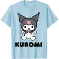 thumbnail image 1 of Kuromi Character Front DTG Print Unisex T-Shirt,Light Blue Color,Size L, 1 of 5