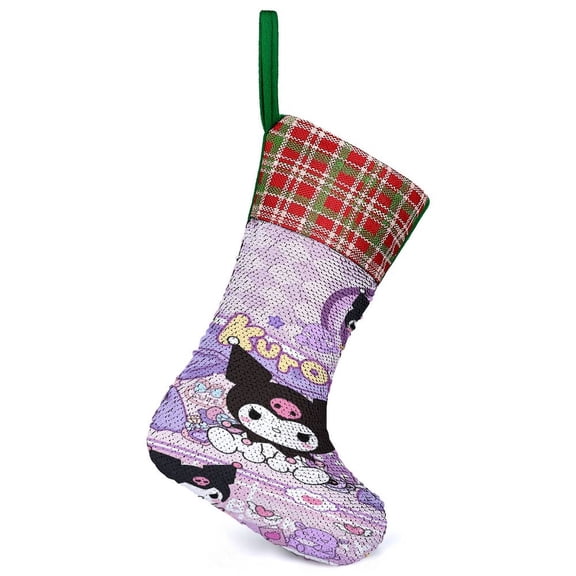 Kuromi Christmas Stocking Santa Claus Stockings Xmax Gift Socks Christmas Tree Decoration Party Ornaments Hangings