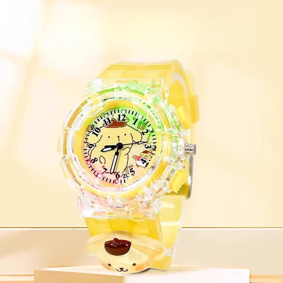 Kuromi Cinnamoroll Cartoon Watch Luminous  Electronic Lighting Watch