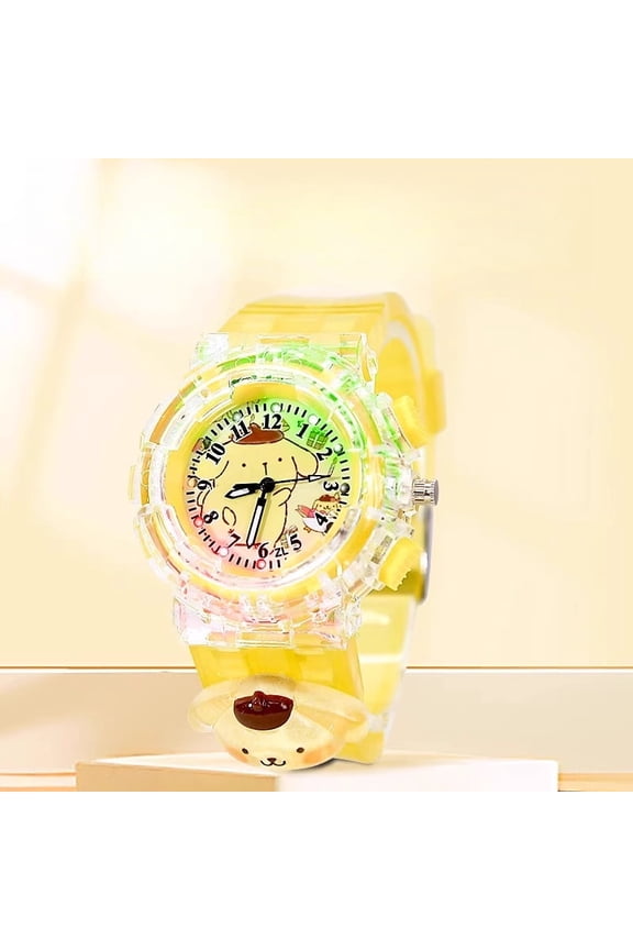 Kuromi Cinnamoroll Cartoon Watch Luminous Electronic Lighting Watch