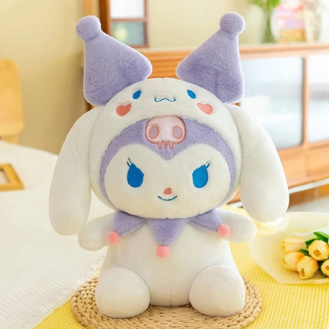 Kuromi Cinnamoroll Plush Doll Kawaii Plushies Soft Stuffed Toy Pillow ...