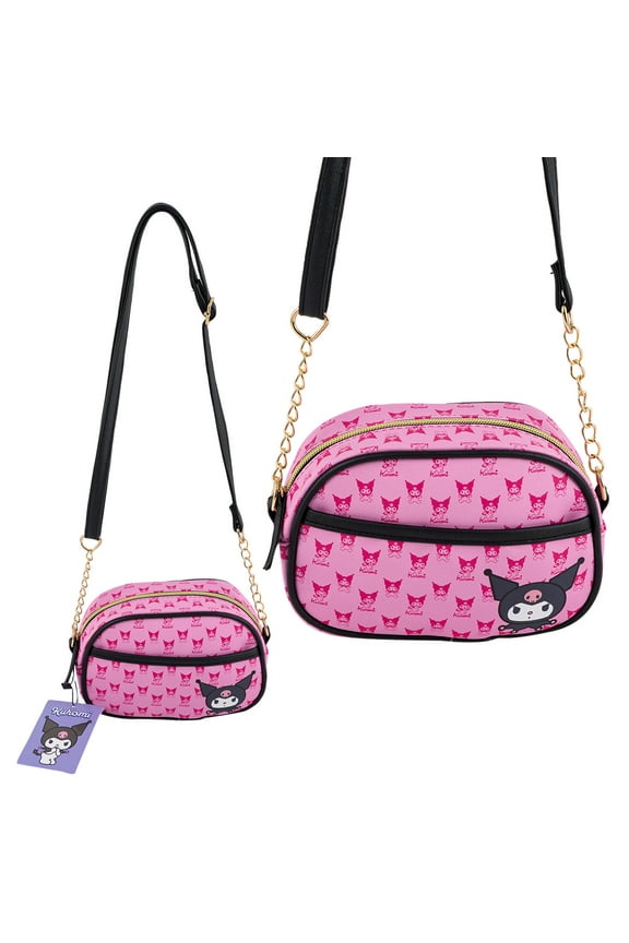 Kuromi Crossbody Camera Bag - 7.5" - Stylish and Versatile - Compact - Adjustable Strap, 1 COUNT