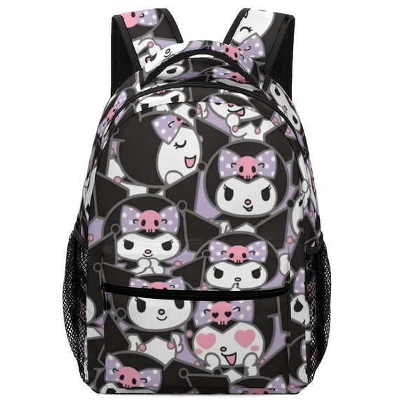 Kuromi Cute Backpack Lightweight Travel Bag Can Also Be Used As A Laptop Bag One size
