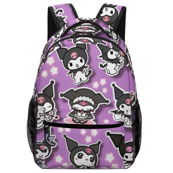 Kuromi Cute Backpack Lightweight Travel Bag Can Also Be Used As A Laptop Bag One size