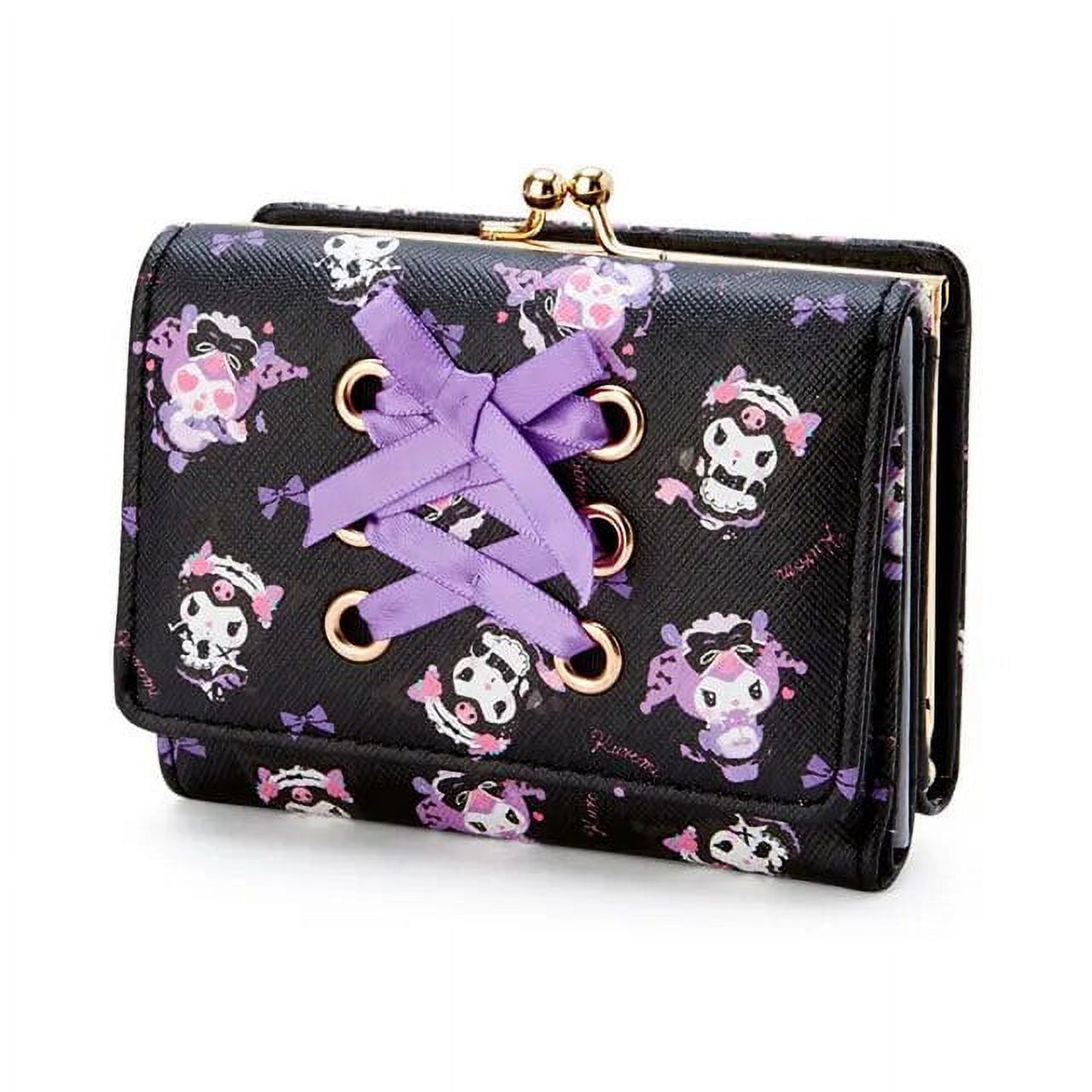 Kuromi Hello Kitty Plush Handbag Toy Sanrio Pompom Purin Wallet Bag