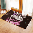 Kuromi Kuromi Baku Double Floor Mat Bathroom Short Nonslip Mat