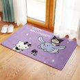 Kuromi Kuromi Baku Double Floor Mat Bathroom Short Nonslip Mat