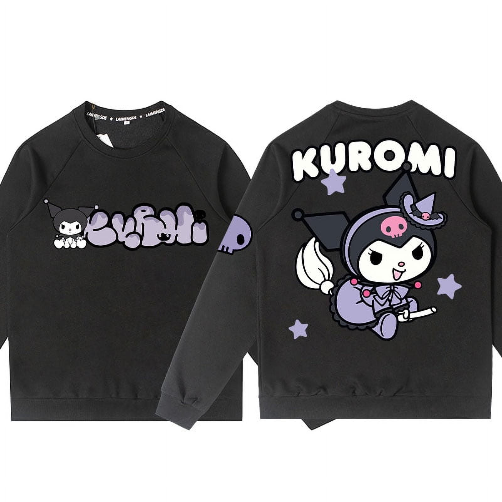 Kuromi Kuromi Joint Crewneck Hoodie Female Niche Design Sense Sanrio