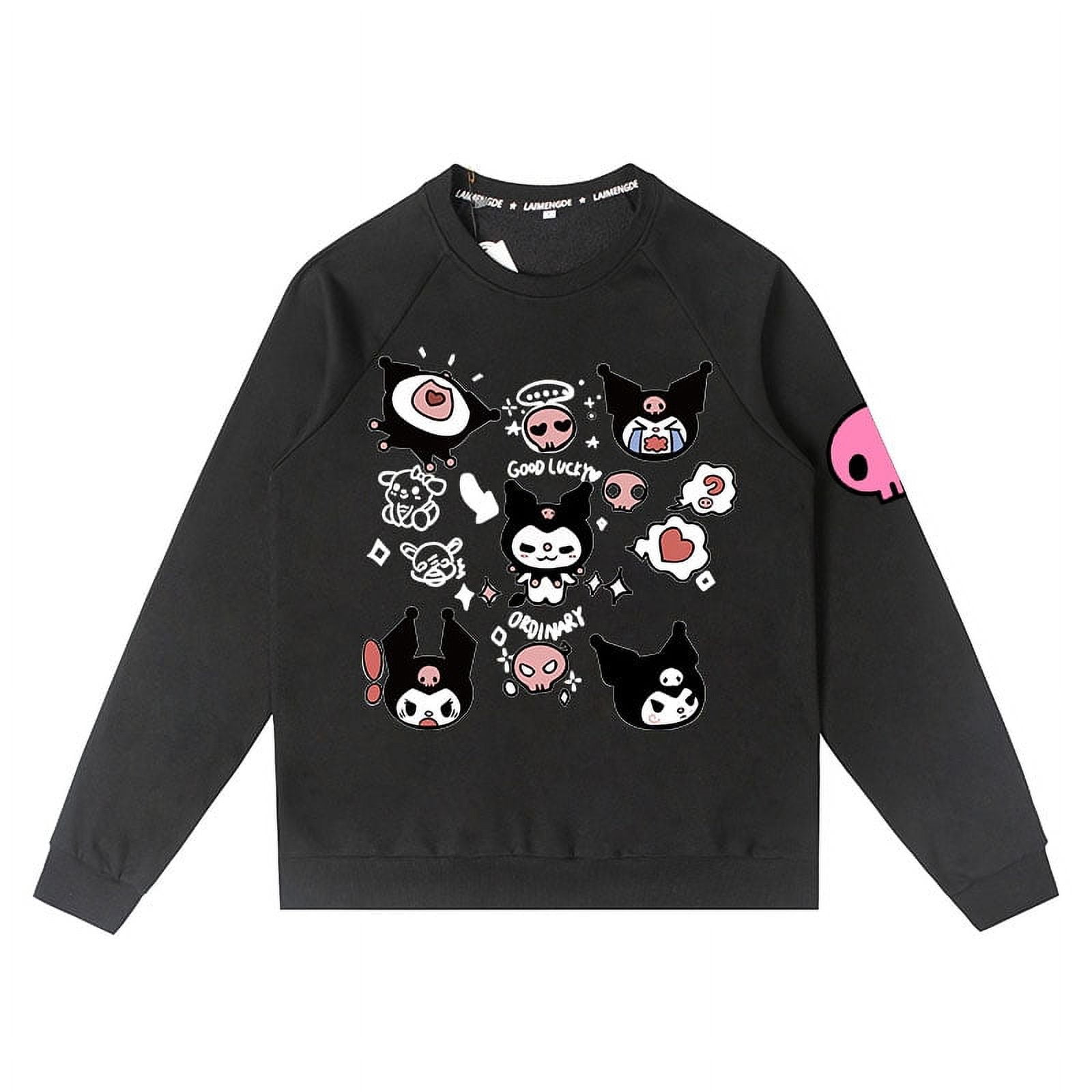 Kuromi Kuromi Joint Crewneck Hoodie Female Niche Design Sense Sanrio