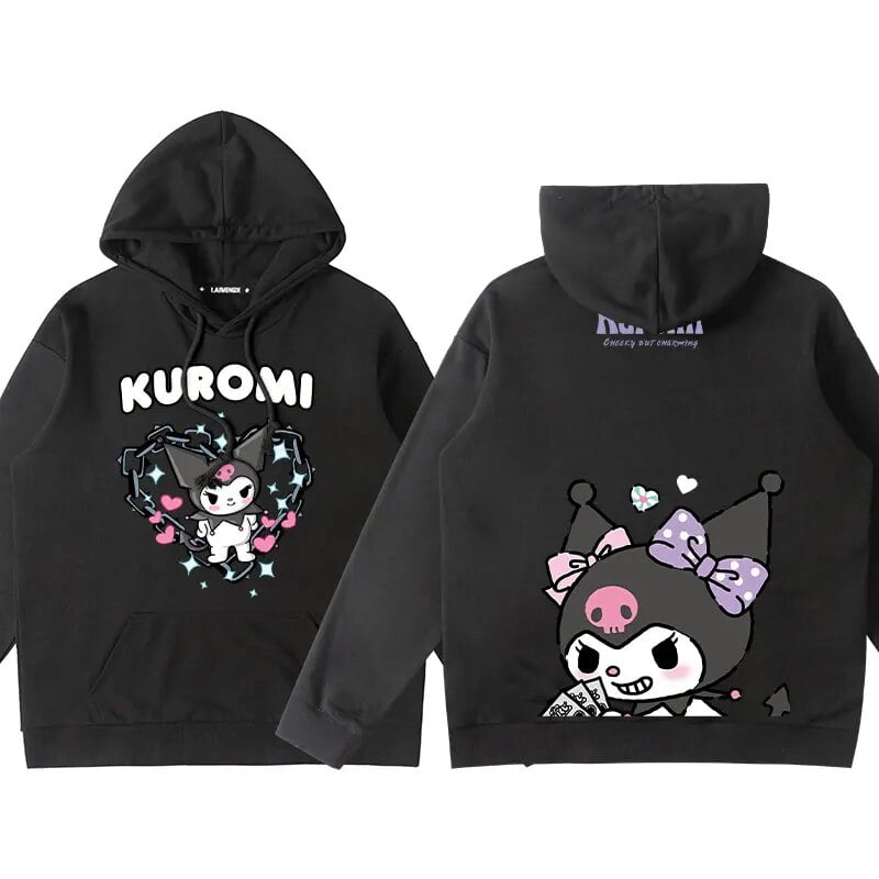 Kuromi Kuromi Joint Hoodie Female Hoodie Niche Design Sense Sanrio Tide ...