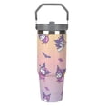 thumbnail image 1 of Kuromi And My Melody 30 Oz Tumbler With Handle And Straw, Stainless Steel Vacuum Travel Mug, Double Wall Vacuum Insulated Tumbler With Lid, Water Bottle for Gifts Party Office Coffee, 1 of 8