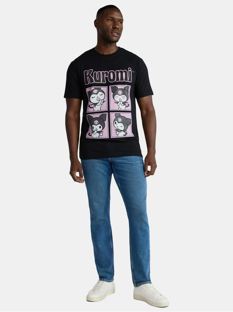 Kuromi Men's Graphic Tees, Sizes M-XL - Walmart.com