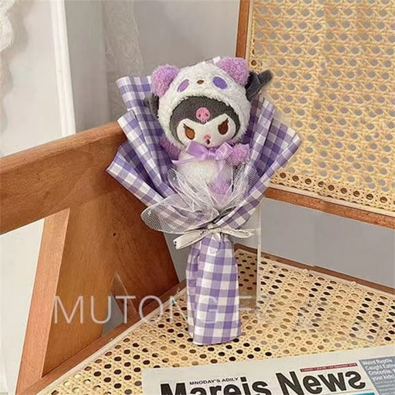 Kuromi My Melody Cinnamoroll Hello Kitty Sanrio Anime Doll Toy Cartoon Plush Bouquet Woman Valentine's Day Girls Christmas Gifts
