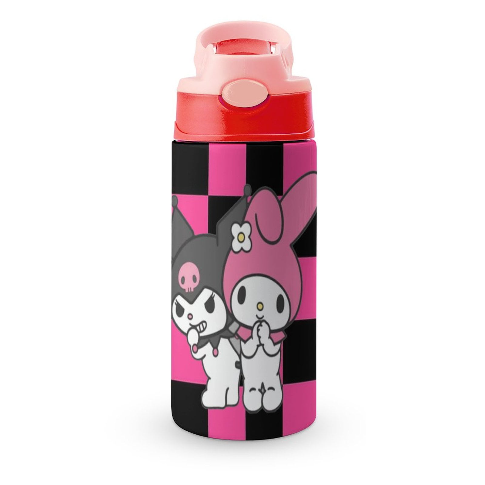 Kuromi & My Melody Portable Water Bottle Insulated Stainless Steel